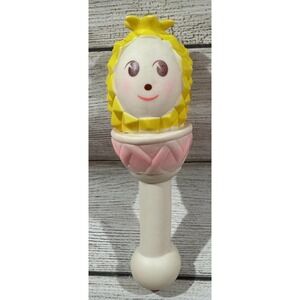 Vintage 50's 60's Squeaky Pineapple Bowl Dish Bath Toy Tub37